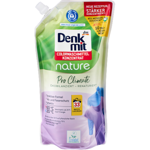 Denkmit Гель-концентрат для прання кольорових речей Pro Climate Nature, 33 прання