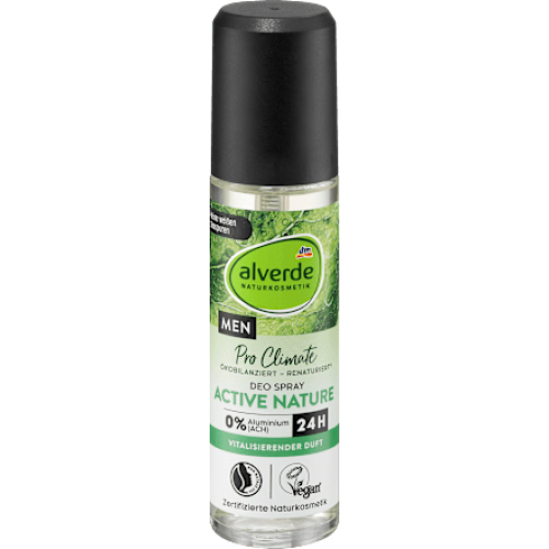 Alverde  MEN Дезодорант-спрей Active Nature, 75 мл