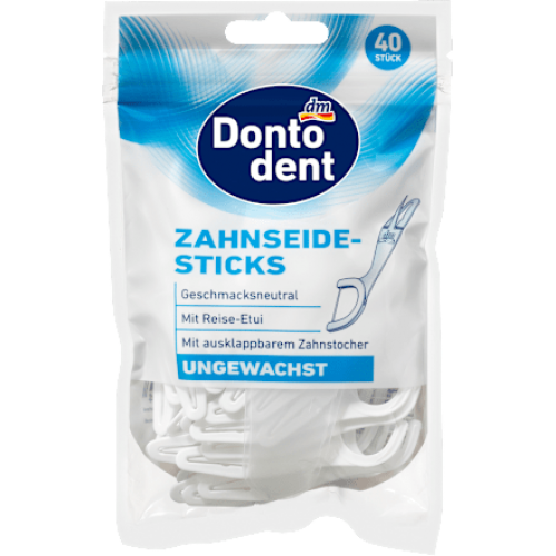 Dontodent Зубні нитки-палички з футляром 40 шт