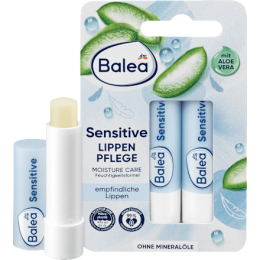 Balea Бальзам для чутливих губ Sensitive 2шт (2*4,8г)