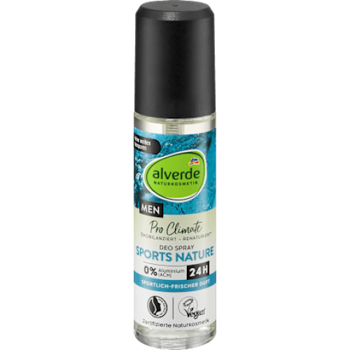 Alverde  MEN Дезодорант-спрей Sports Nature, 75 мл