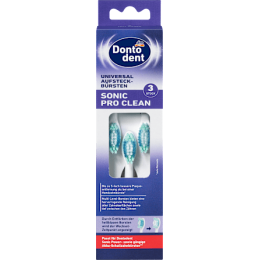 Dontodent Насадки для щітки Sonic Pro Clean, 3 шт., 3 шт