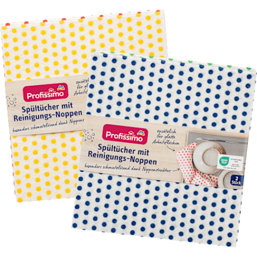Profissimo Кухонні серветки Spültücher mit Reinigungs-Noppen 2шт