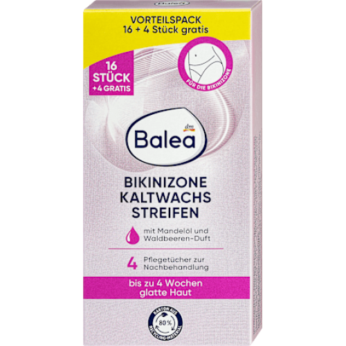 Balea  Холодні воскові смужки для зони бікіні, 16 ш