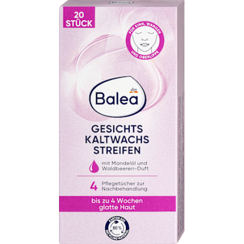 Balea Холодні воскові смужки обличчя, 20 шт