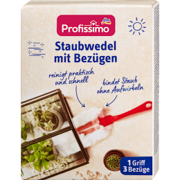 Profissimo Щіточка-магніт для пилу, набір ( одна ручка + 3 насадки)