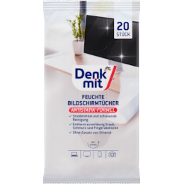 Denkmit Вологі серветки для чищення екранів 20 шт