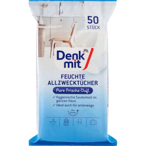 Denkmit Вологі серветки для прибирання  50 шт