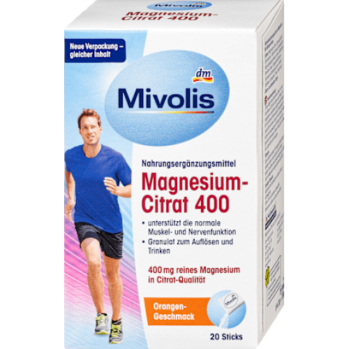 Mivolis Цитрат магнію 400, 20 стіків