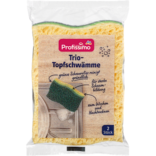 Profissimo Губки тріо Trio-Topfschwämme 2шт