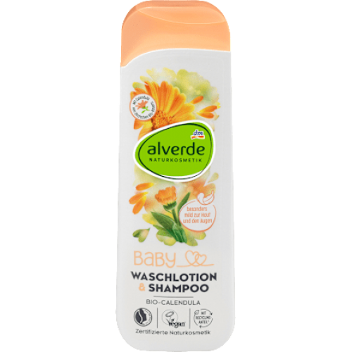 Alverde Дитячий шампунь та засіб для купання  Календула, 250 мл