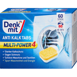 Denkmit Таблетки проти накипу для пральної машини  Anti-Kalk 60 шт