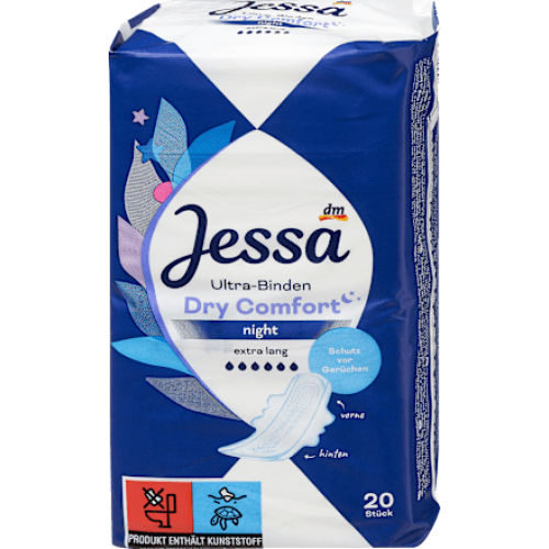 Jessa Ультра прокладки Dry Comfort Night, Big Pack, 20 шт