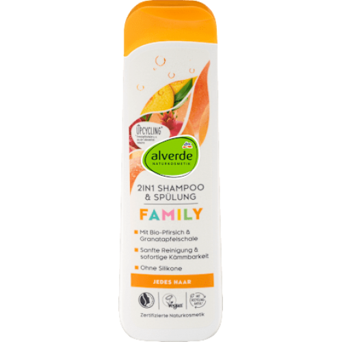 Alverde Шампунь та кондиціонер для всієї родини 2 в 1, 300 мл