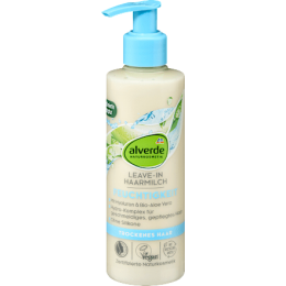 Alverde Молочко для волосся з алое вера та гіалуроновою кислотою, 200 мл