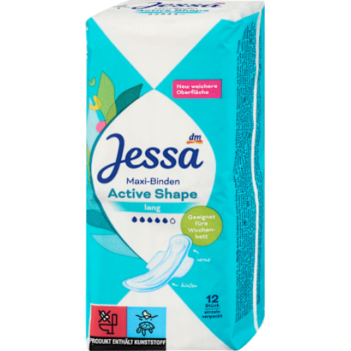 Jessa Прокладки Maxi Active Shape Long, 12 шт