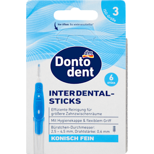 Dontodent Щітки міжзубні сині 6 шт