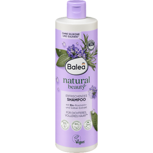 Balea Шампунь Natural Beauty Освіжаючі трави, 400 мл