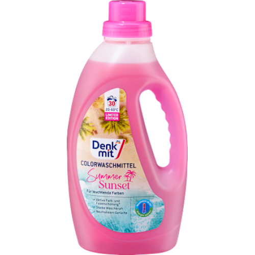 Denkmit Рідкий засіб для прання кольорових тканин, 30 прань