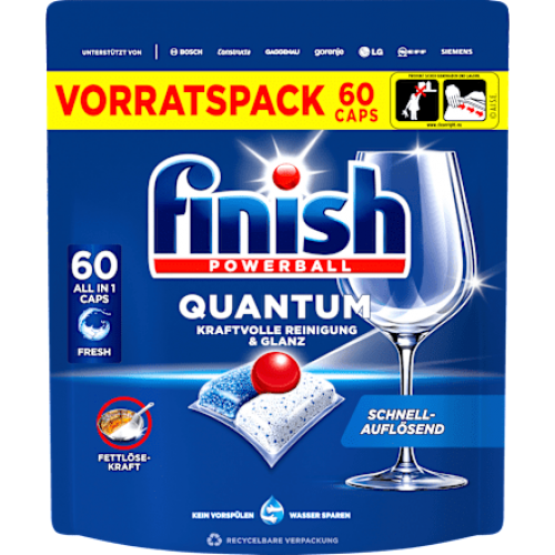 Finish Таблетки для посудомийної машини Quantum MAX60штуки