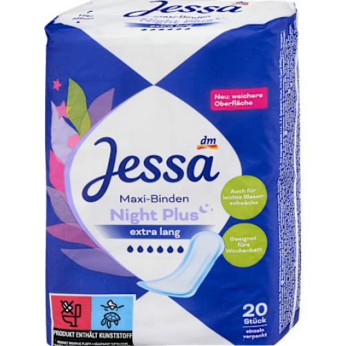 Jessa Прокладки Maxi Night Plus, 20 шт