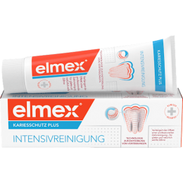 Elmex Зубна паста Захист від карієсу Плюс, Інтенсивне очищення, 50 мл