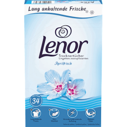 Lenor Серветки для сушильної машини April Fresh, 34 шт