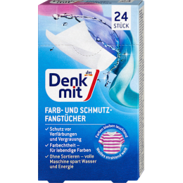 Denkmit Серветки для захисту від кольору та бруду 24шт