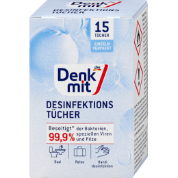 Denkmit Дезінфікуючі серветки, 15 шт