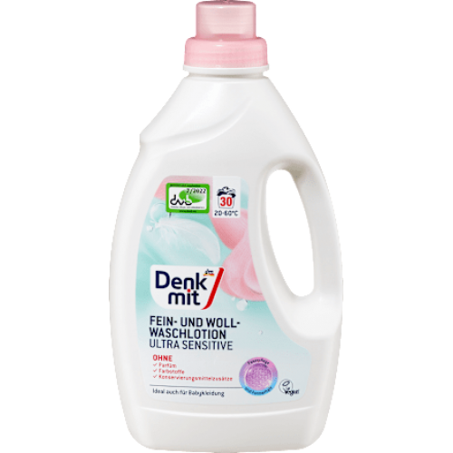 Denkmit Гель для прання делікатних тканин та вовни Ultra Sensitive 1,5л