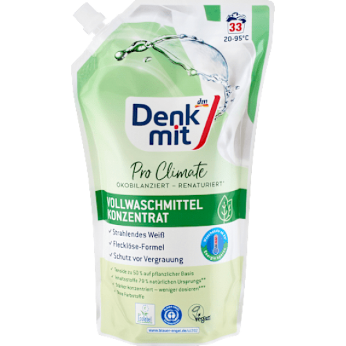 Denkmit Гель-концентрат для прання  білого Pro Climate Nature, 33 прання