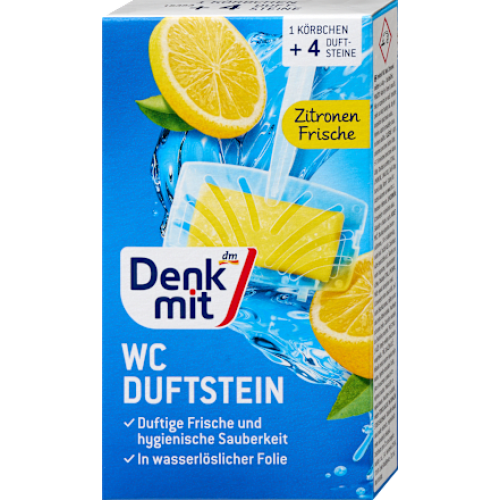 Denkmit Туалетний блок Лимонна свіжість 4 шт