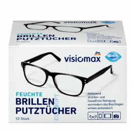  VISIOMAX Серветки для окулярів Brillenputztücher 52шт