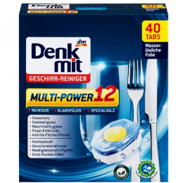 Denkmit Таблетки для посудомийної машини Multi-Power (12) 40 шт