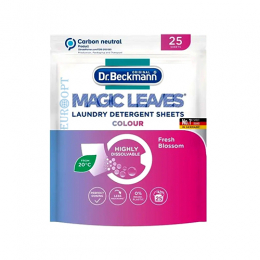 Dr. Beckmann Серветки для прання Magic Leaves для кольорових тканин 25 шт