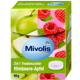 Mivolis Декстроза 2в1, малина-яблуко 50 г