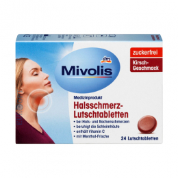 Mivolis Таблетки від болю в горлі 24 шт