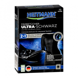 Heitmann Серветки барвники Ultra Black 2в1, 10 шт