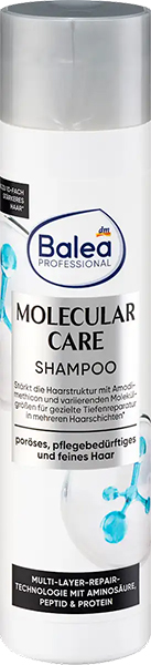 Balea Зміцнюючий шампунь Molecular Care, 200 мл