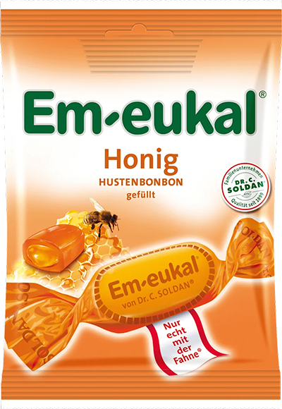 Em-eukal Цукерки, медові, з начинкою, 75 г