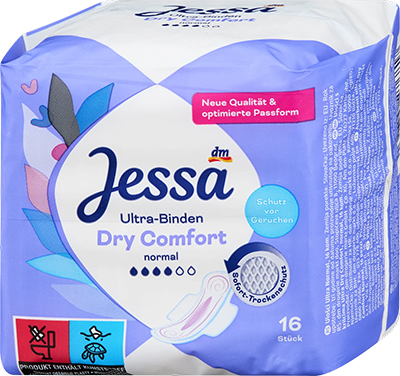 Jessa Ультра прокладки Dry Comfort Normal, 16 шт