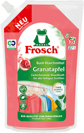 Frosch Гель для прання кольорового одягу Granatapfel 24 прання