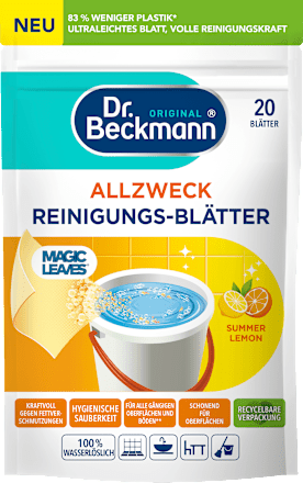 Dr. Beckmann Листки для прибирання універсальні Summer Lemon 20 шт