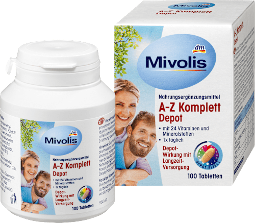 Mivolis Вітаміни A-Z Complete 100 штук