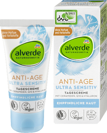 Alverde Антивіковий крем для обличчя ANTI-AGE Ultra Sensitive 50 мл Tagescreme