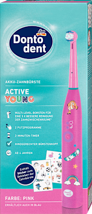 Dontodent Зубна щітка акумуляторна Active Young для дівчаток 1шт