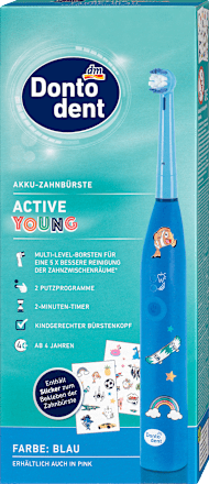 Dontodent Зубна щітка акумуляторна Active Young blue 1 шт