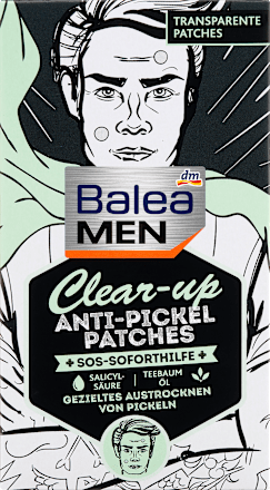 Balea MEN Патчі Clear-up проти прищів, 36 шт