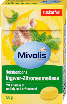 Mivolis Льодяники Імбир-Меліса 50 г