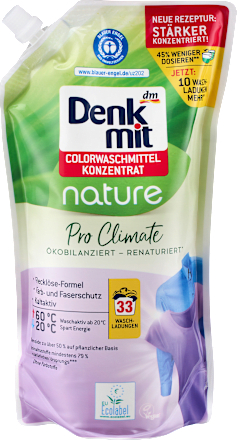 Denkmit Гель-концентрат для прання кольорових речей Pro Climate Nature, 33 прання